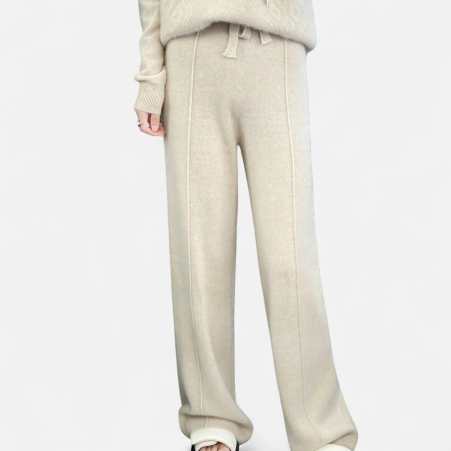 Damen Loungehose Bequem Locker Geschnitten