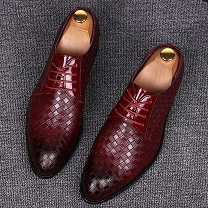 Leder Schnürschuhe Herren Elegante Business Schuhe