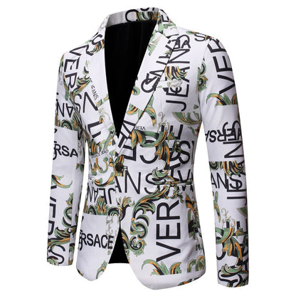 Modischer Herren Blazer mit auffälligem Design Berlin Stil