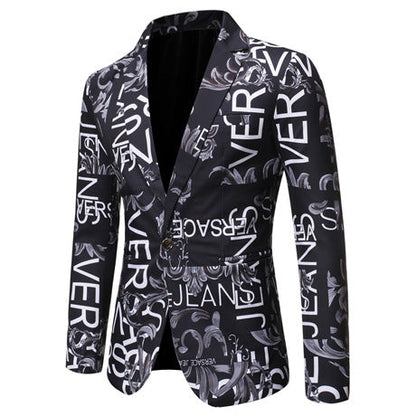 Modischer Herren Blazer mit auffälligem Design Berlin Stil