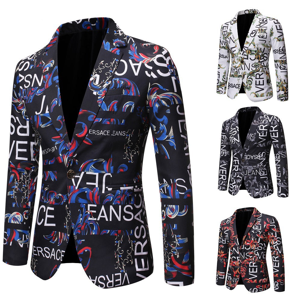 Modischer Herren Blazer mit auffälligem Design Berlin Stil