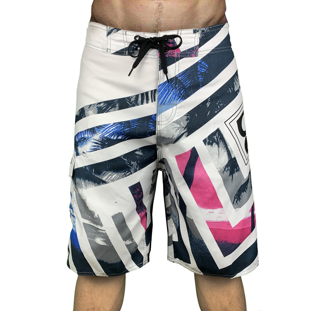 Herren Surfshorts Modern mit Grafikdesign und Stretch - BerlinGlamour