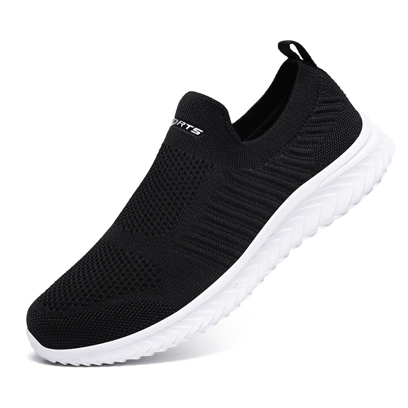 Damen Sneaker Stretch atmungsaktiv bequem Schwarz