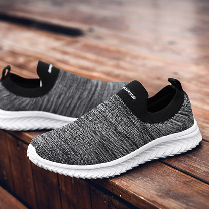 Damen Sneaker Stretch atmungsaktiv bequem Schwarz