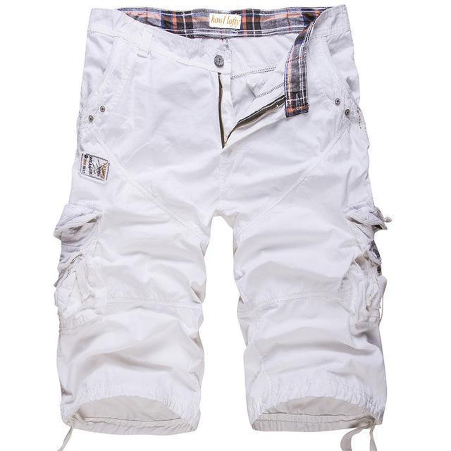 Militär Shorts Herren Cargo Bequem Größe