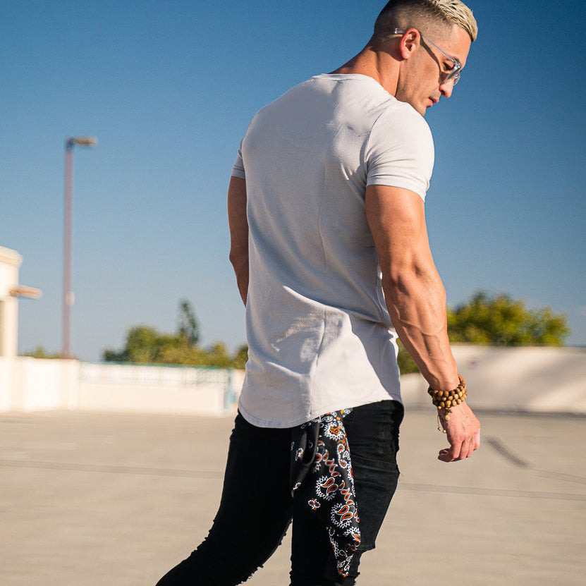 Herren Fitness T-Shirt Leicht Komfortabel Sport