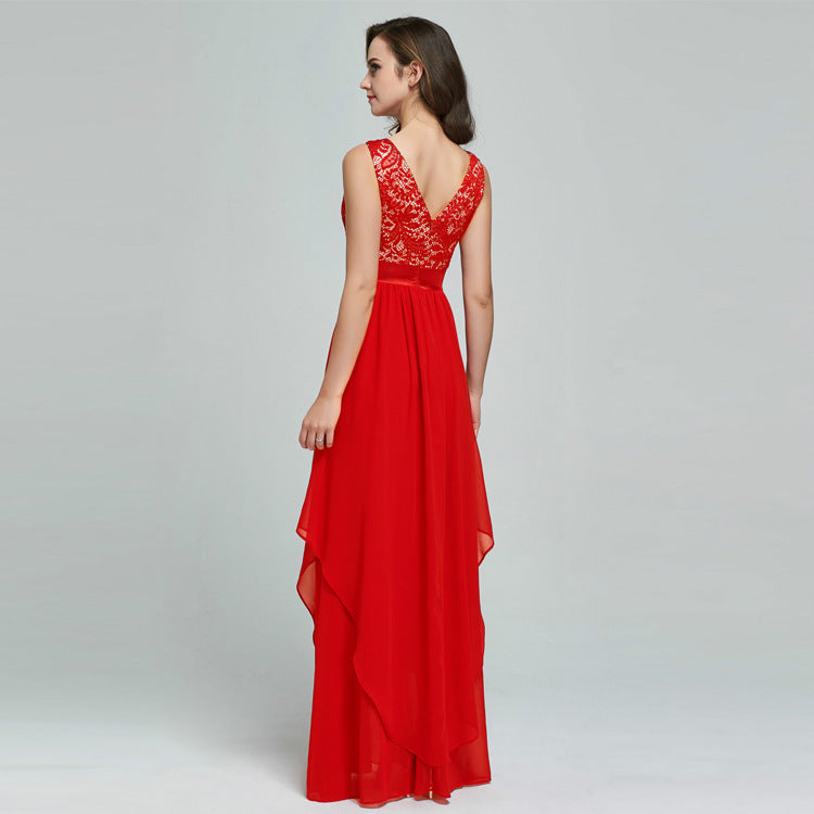 Chiffonkleid mit Spitze von BerlinGlamour