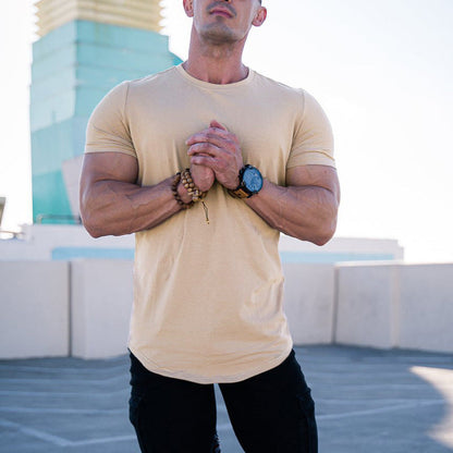 Herren Fitness T-Shirt Leicht Komfortabel Sport