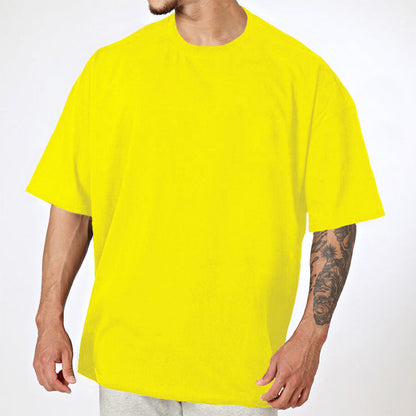 Herren T-Shirt Oversized Baumwolle Rundhals - BerlinGlamour