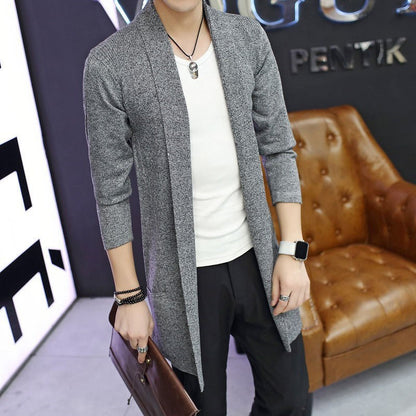 Herren Strickcardigan Lässig Offener Schnitt Mit Taschen