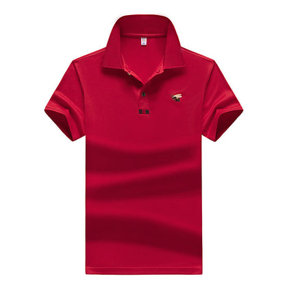Herren Poloshirt Pflegeleicht Gestickt Modern