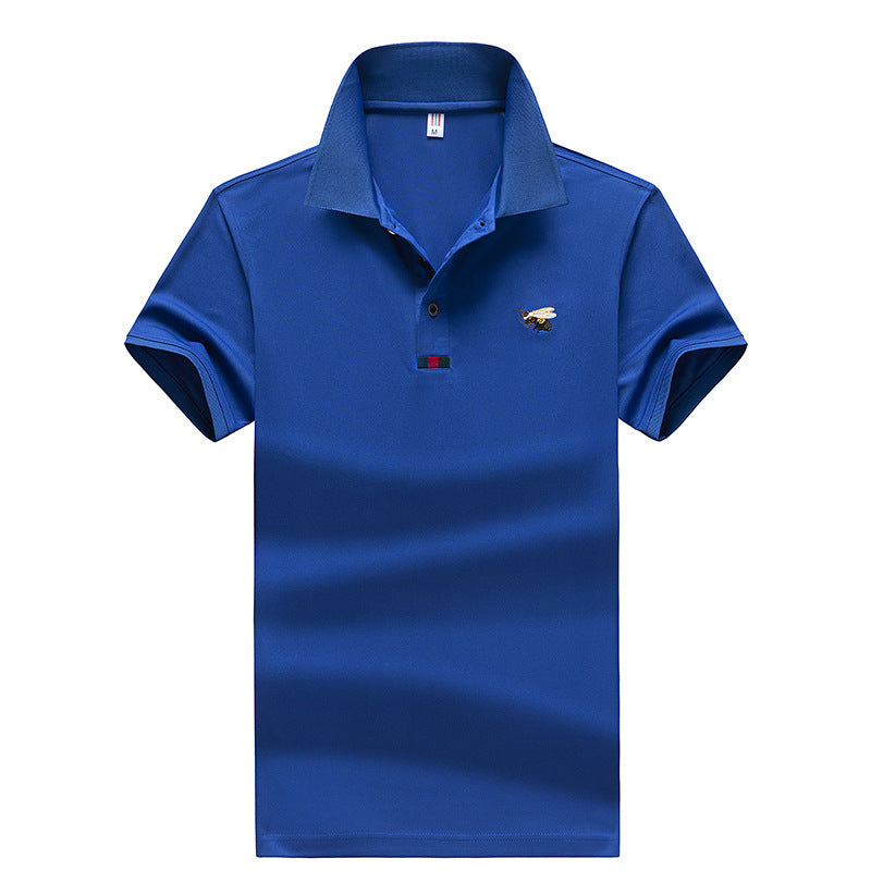 Herren Poloshirt Pflegeleicht Gestickt Modern