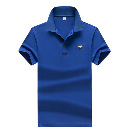 Herren Poloshirt Pflegeleicht Gestickt Modern