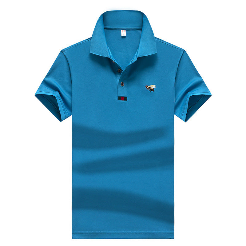 Herren Poloshirt Pflegeleicht Gestickt Modern