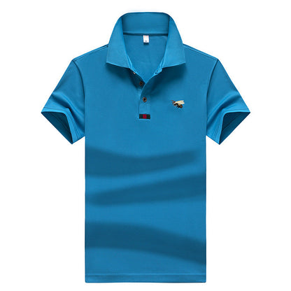Herren Poloshirt Pflegeleicht Gestickt Modern