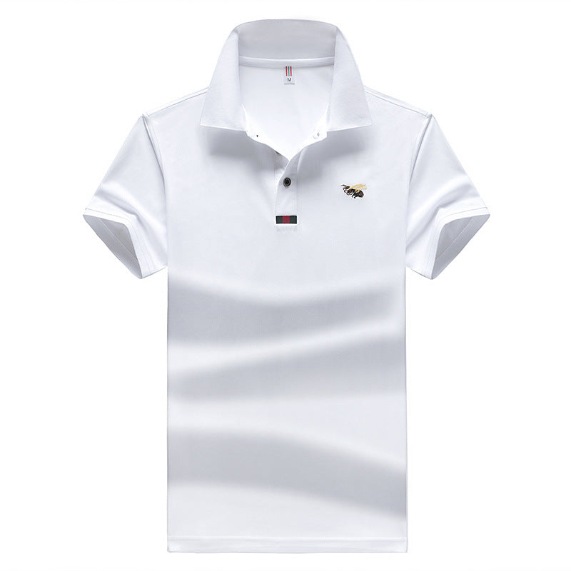 Herren Poloshirt Pflegeleicht Gestickt Modern