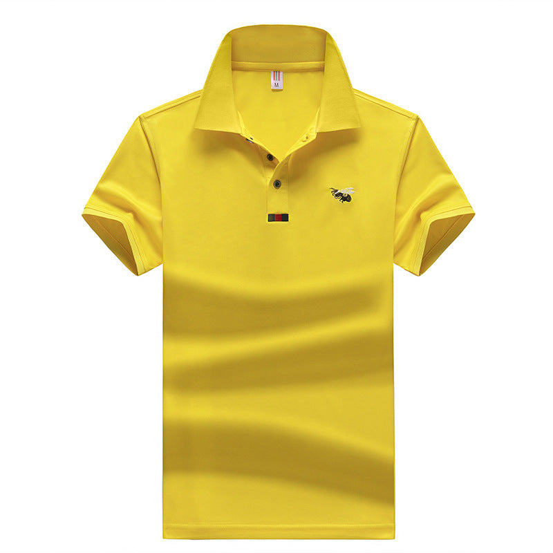 Herren Poloshirt Pflegeleicht Gestickt Modern