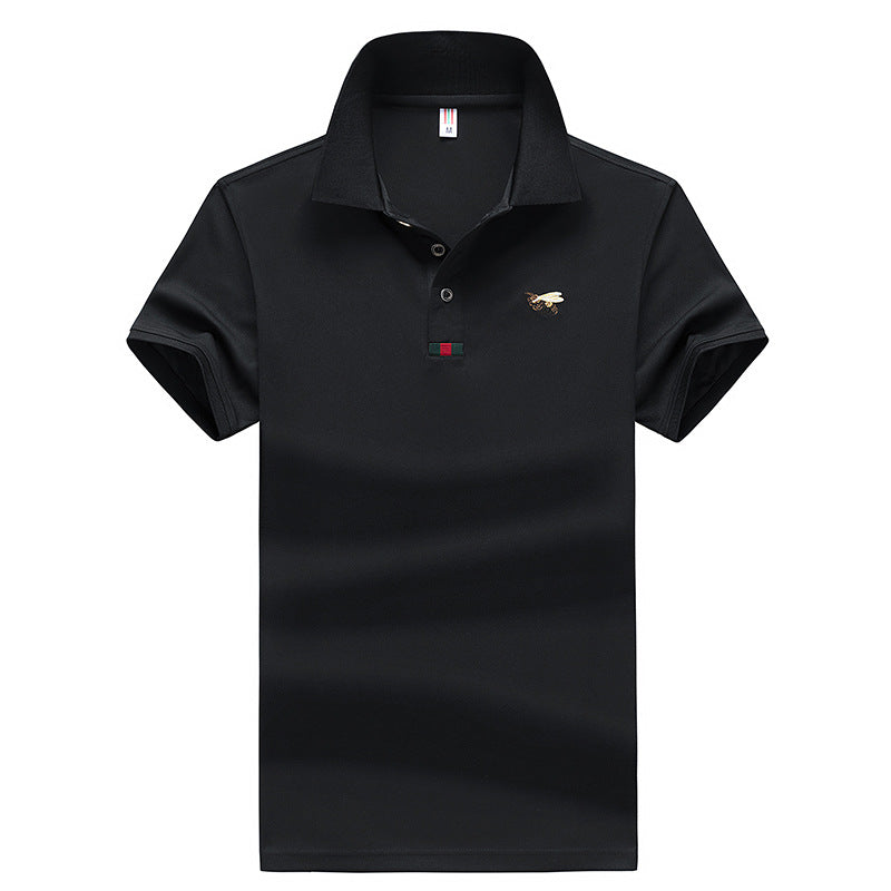 Herren Poloshirt Pflegeleicht Gestickt Modern