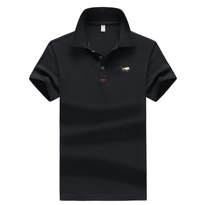 Herren Poloshirt Pflegeleicht Gestickt Modern