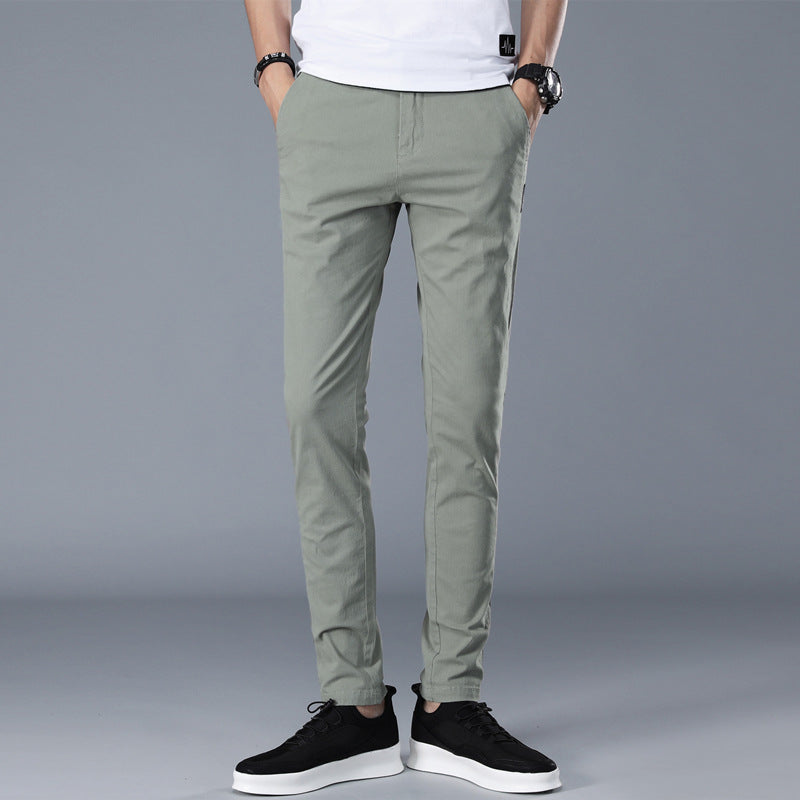 Herren Chino-Hose Slim Fit Bequem Modern