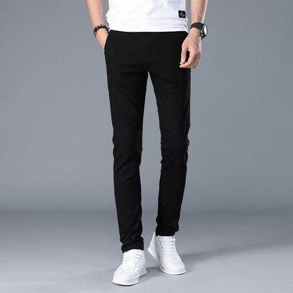 Herren Chino-Hose Slim Fit Bequem Modern