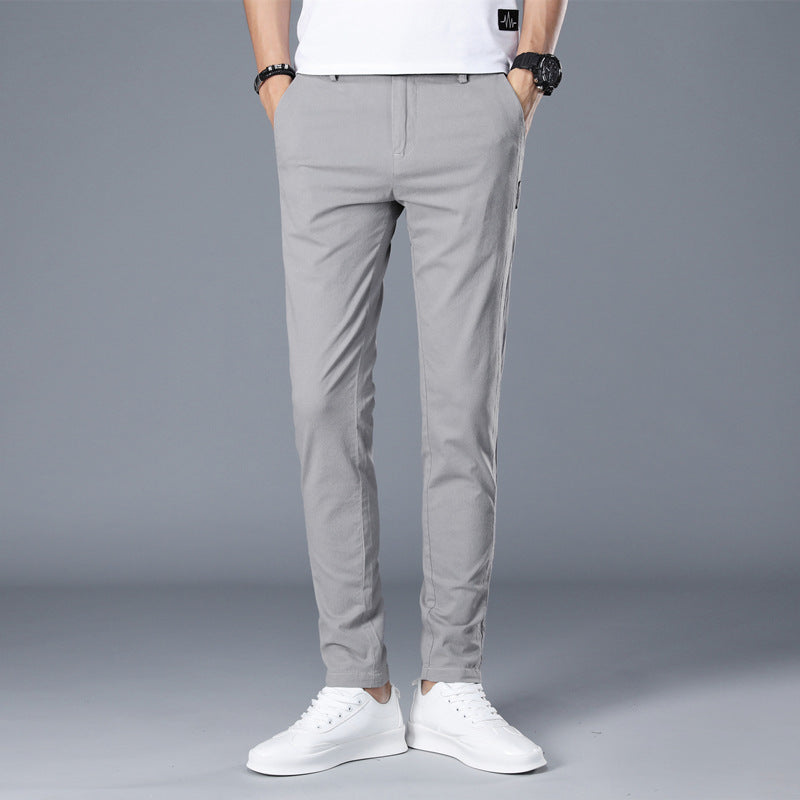 Herren Chino-Hose Slim Fit Bequem Modern