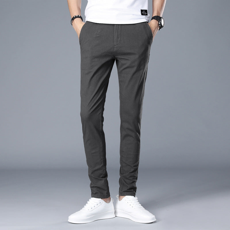 Herren Chino-Hose Slim Fit Bequem Modern