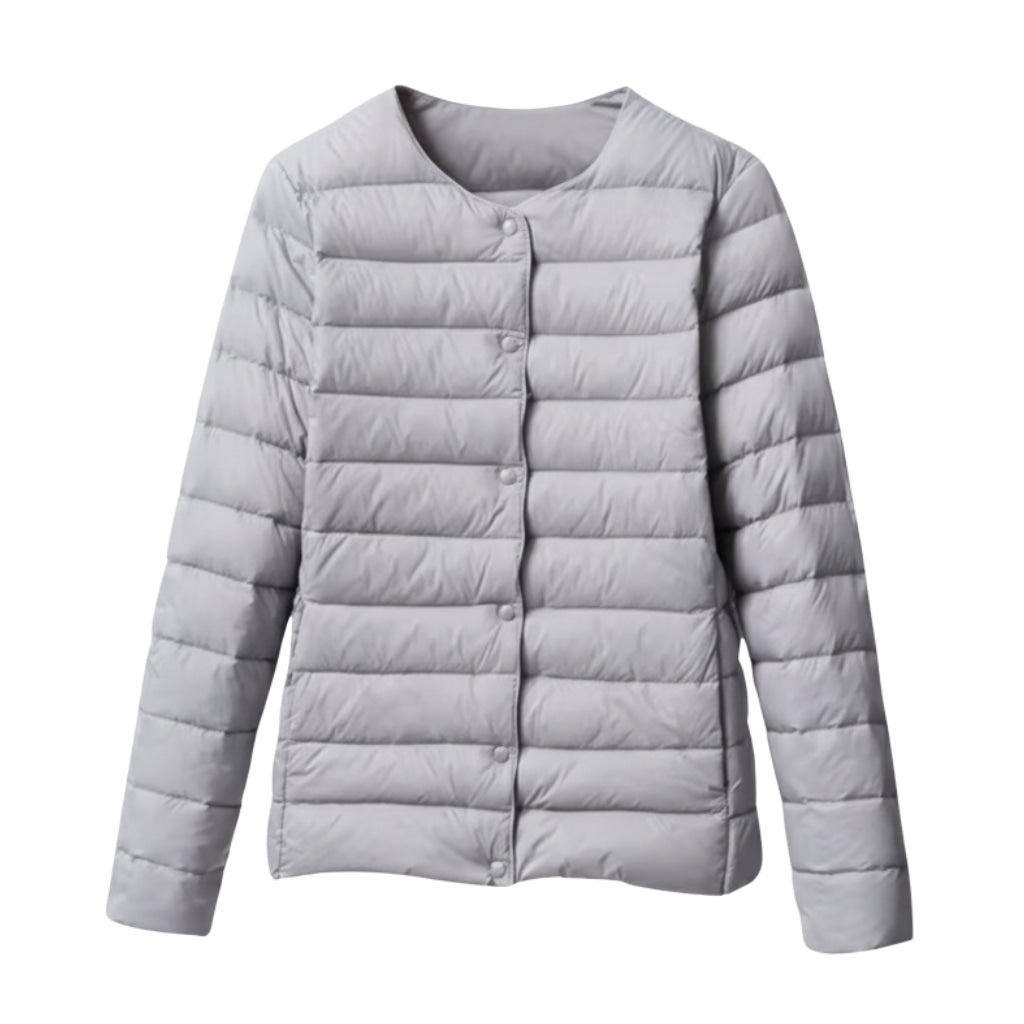 Damen Pufferjacke Leicht Gesteppt Frühlingssaison