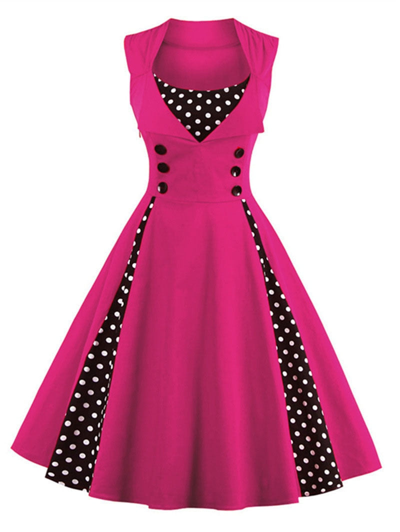 Rockabilly Kleid Retro Damenkleid Glamour Style