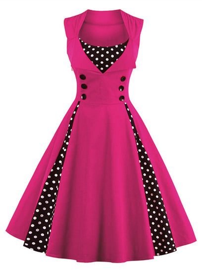 Rockabilly Kleid Retro Damenkleid Glamour Style