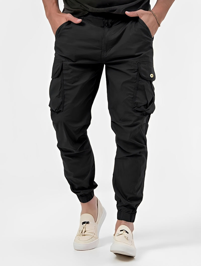Herren Cargohose Bequem Lässig Freizeit
