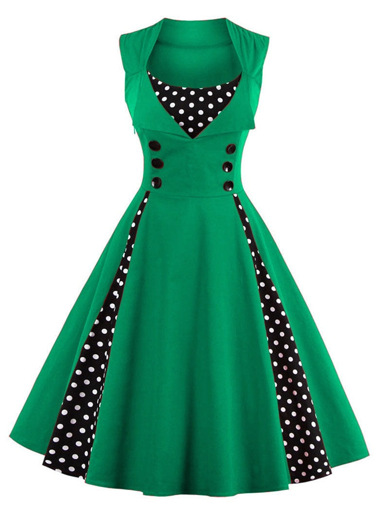 Rockabilly Kleid Retro Damenkleid Glamour Style