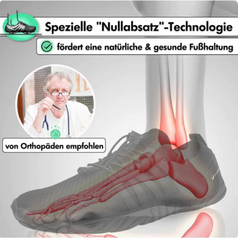 Bequeme Barfußschuhe für Frauen Natürlich Lederschuhe