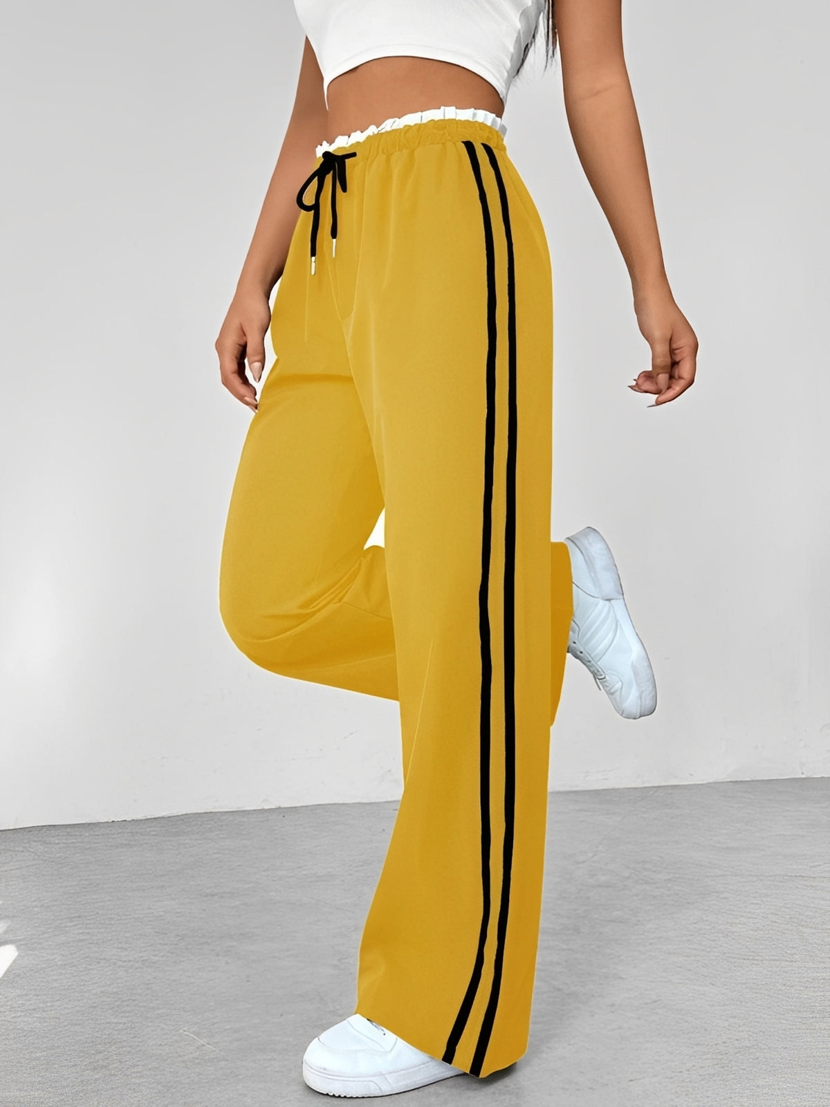Damenhose Sportlich Weit Bequem Straight