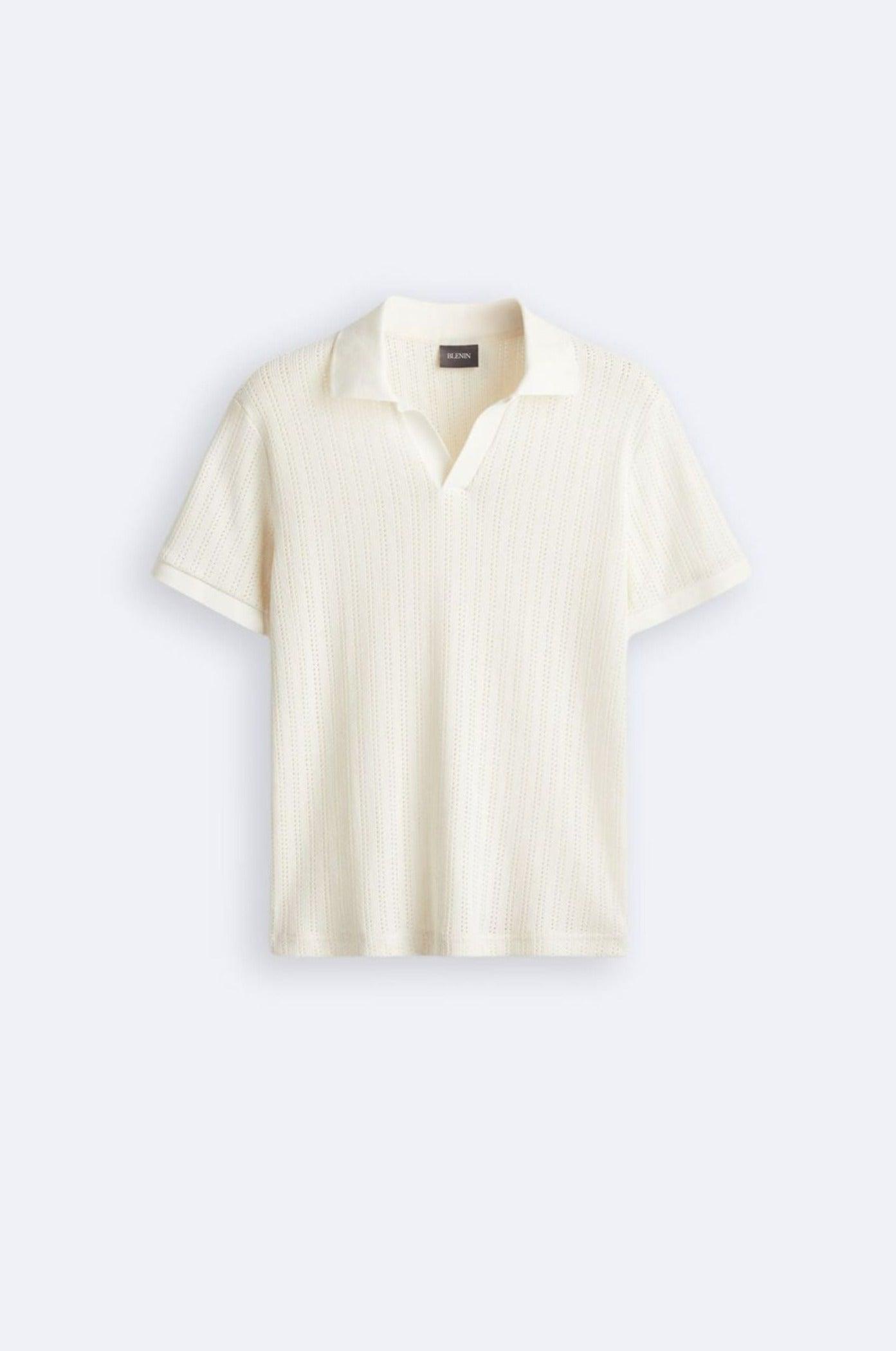 Elegantes Poloshirt Strick Herren Modern - BerlinGlamour