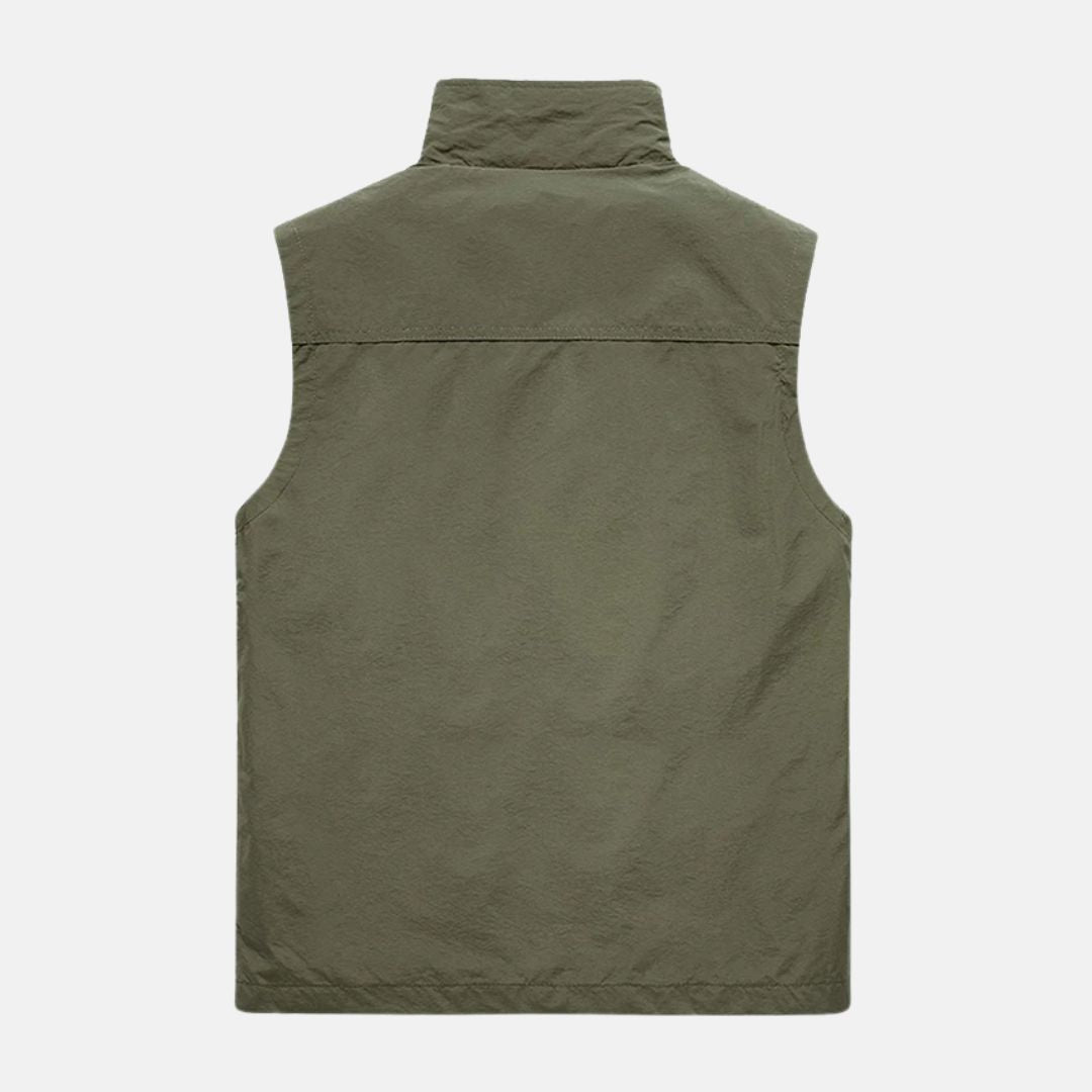 Herren Weste Multifunktions Outdoor Taschenweste Leicht