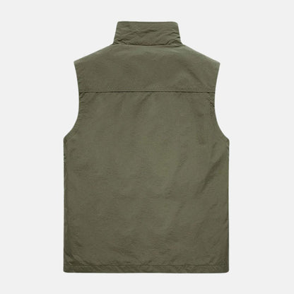 Herren Weste Multifunktions Outdoor Taschenweste Leicht
