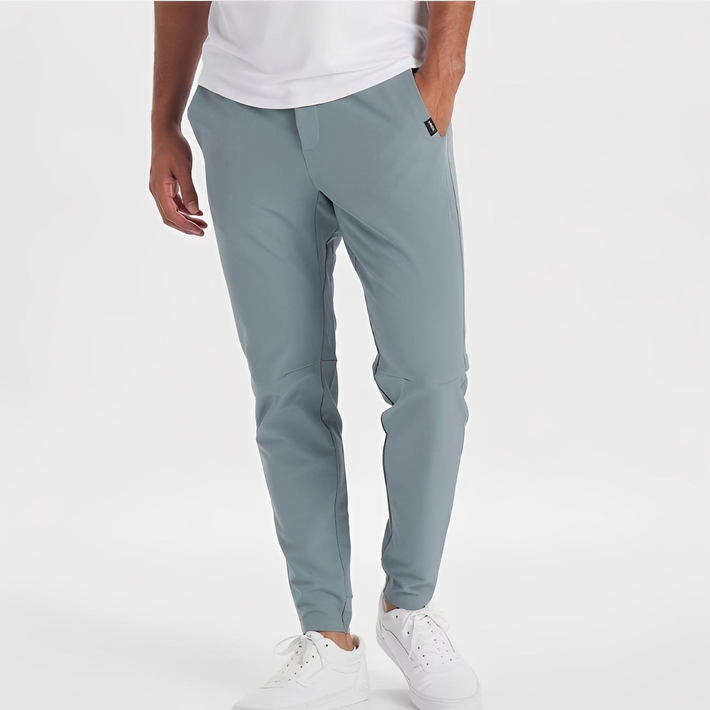 Herren Stretchhose Bequem Gerade Geschnitten Elegant