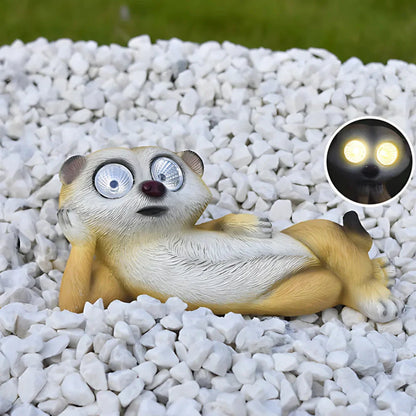 Solare Lichtfiguren Erdmännchen Dekoration Garten