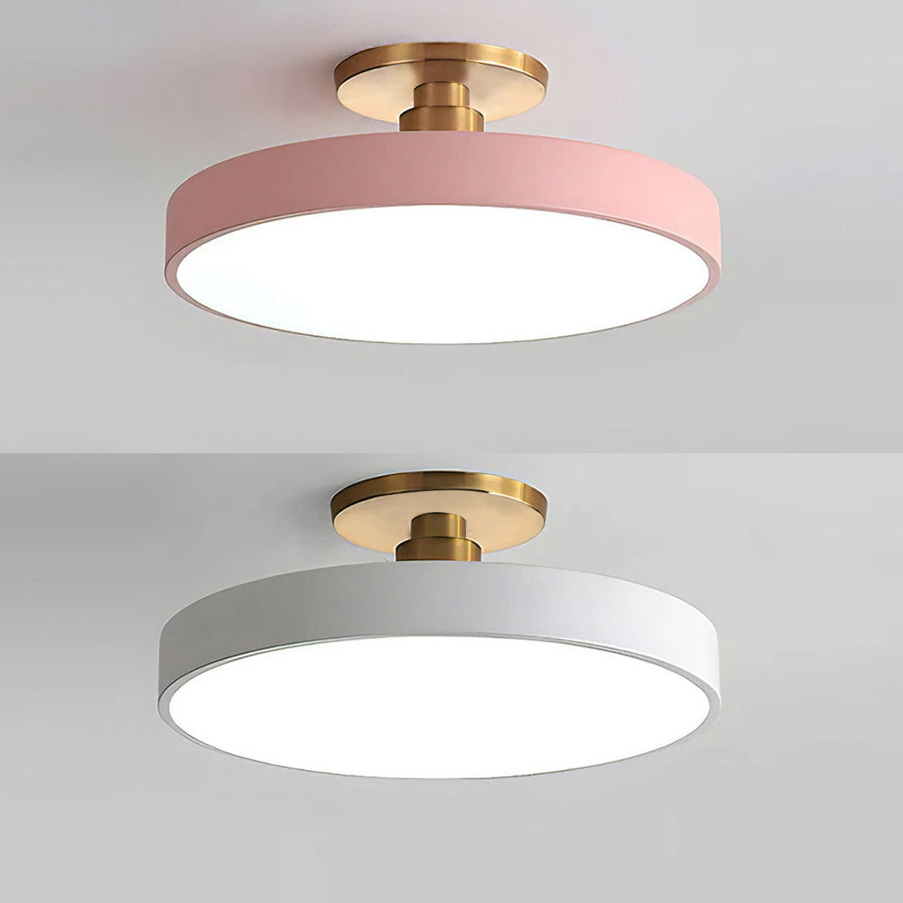 LED Deckenleuchte Modern Gold Mit Dimmfunktion
