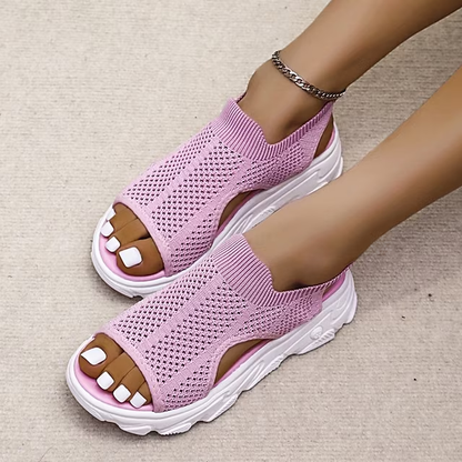 Damen Sandalen Ergonomisch Rutschfest Bequem