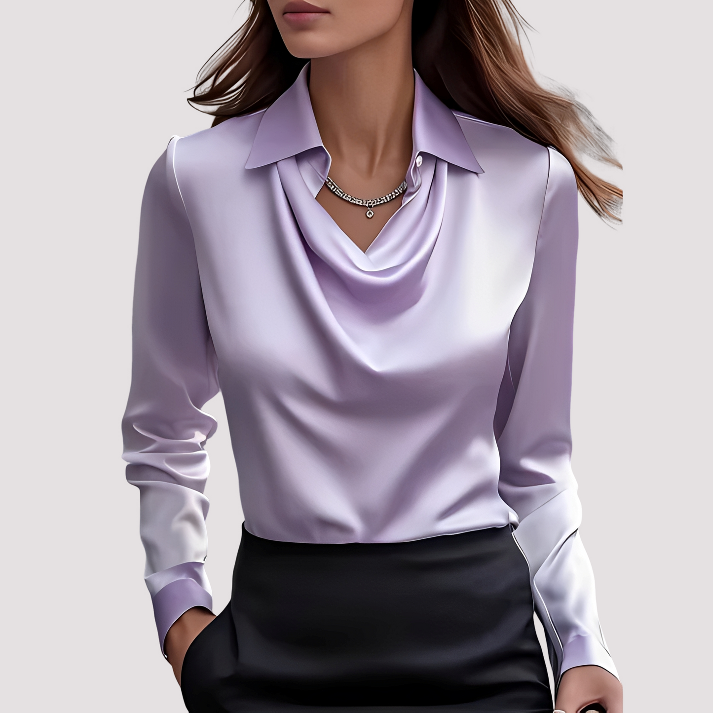 Elegante Damenbluse Hemdstyle Modern