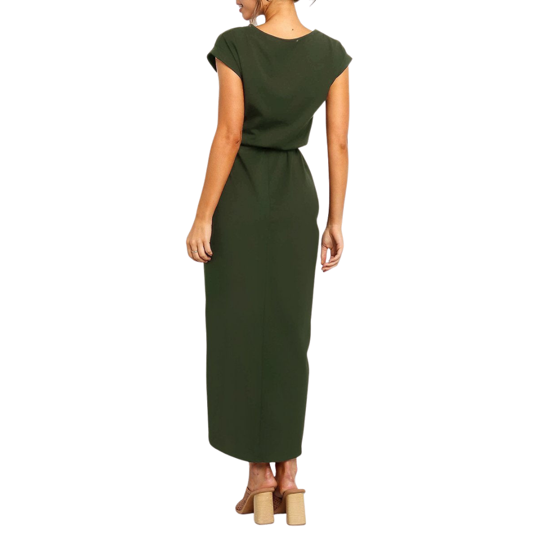 Lässiges Sommerkleid Midi Größe