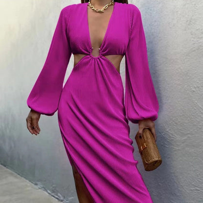 Faltenfreies Damen Herbstkleid von BerlinGlamour