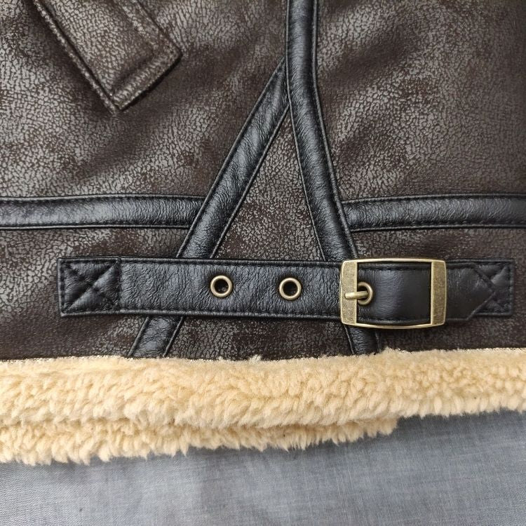 Warme Winterjacke Wolle Gefüttert Damen