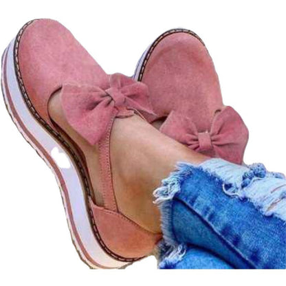 Damen Mokassinschuhe mit Schleife Elegant