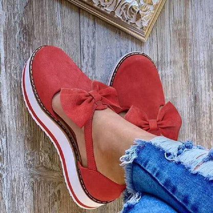 Damen Mokassinschuhe mit Schleife Elegant - BerlinGlamour