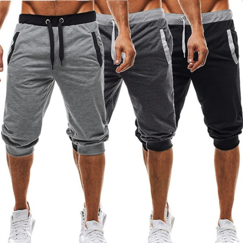 Herren Sportshorts Kapuzenjacke Elastisch Mit Taschen - BerlinGlamour