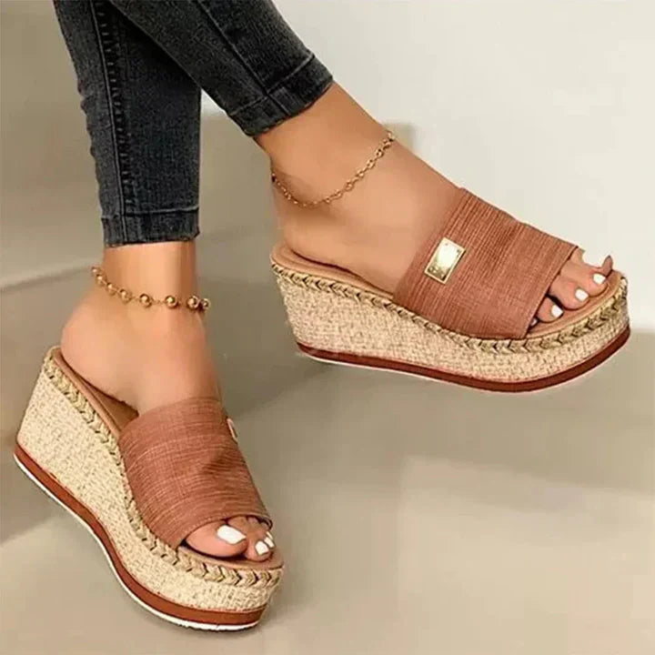 Damenschuhe Orthopädische Keil-Sandalen Sommer