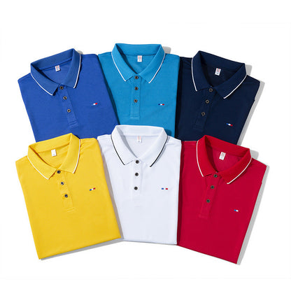 Herren Polohemd Kurzarm Atmungsaktiv Elegantes Design